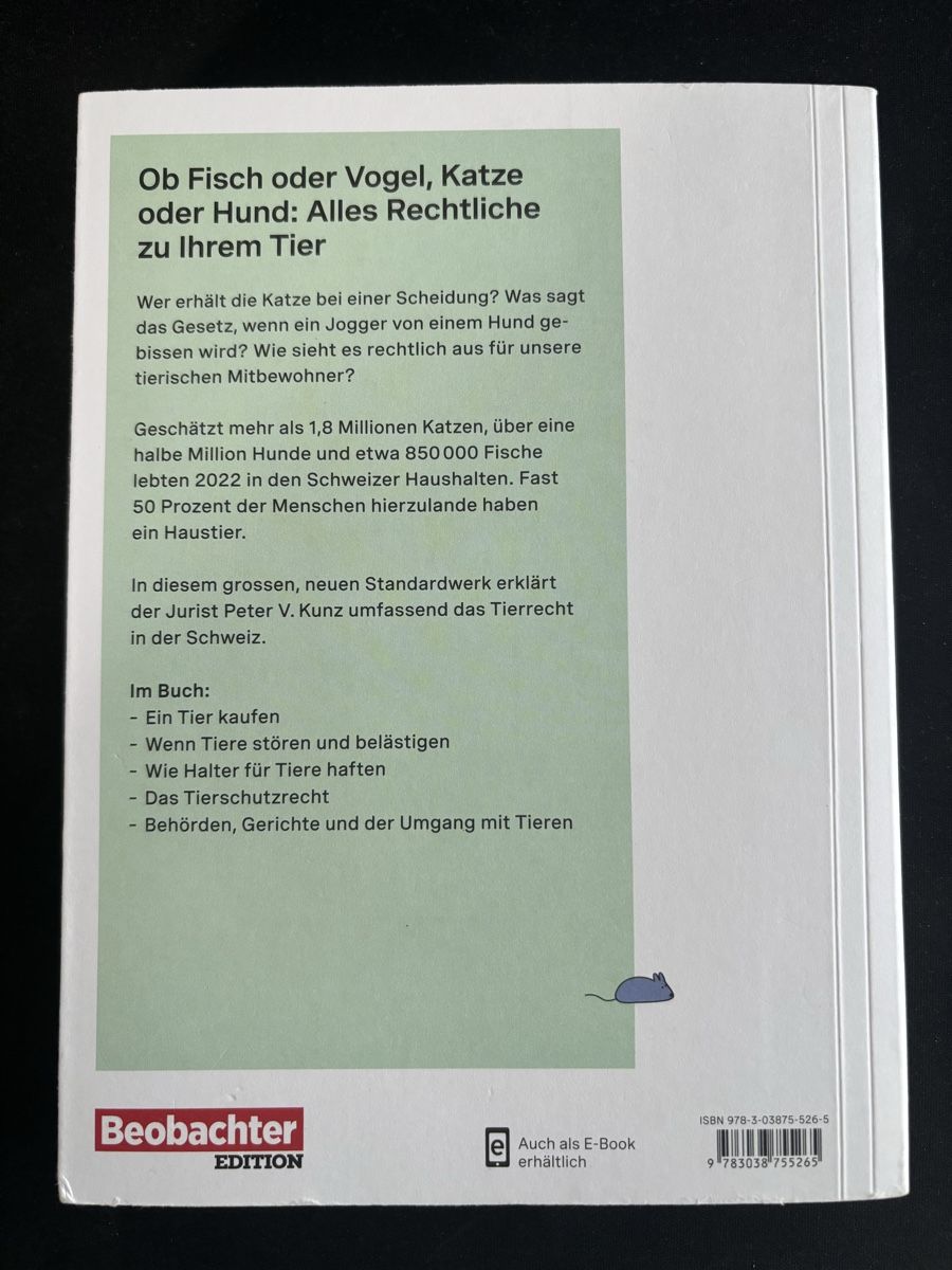 Libri: tierrecht beobachter edition – Usato da Langnau am Albis venduto da CollectingCoRe 1