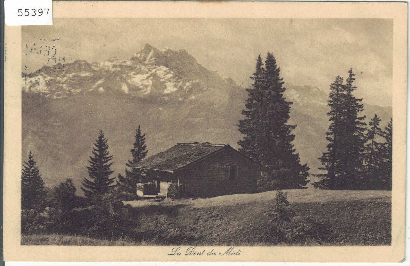 Cartes postales: Le Dent du Midi - Chalet - Alphütte – D'occasion à Ettingen par Kartenplanet