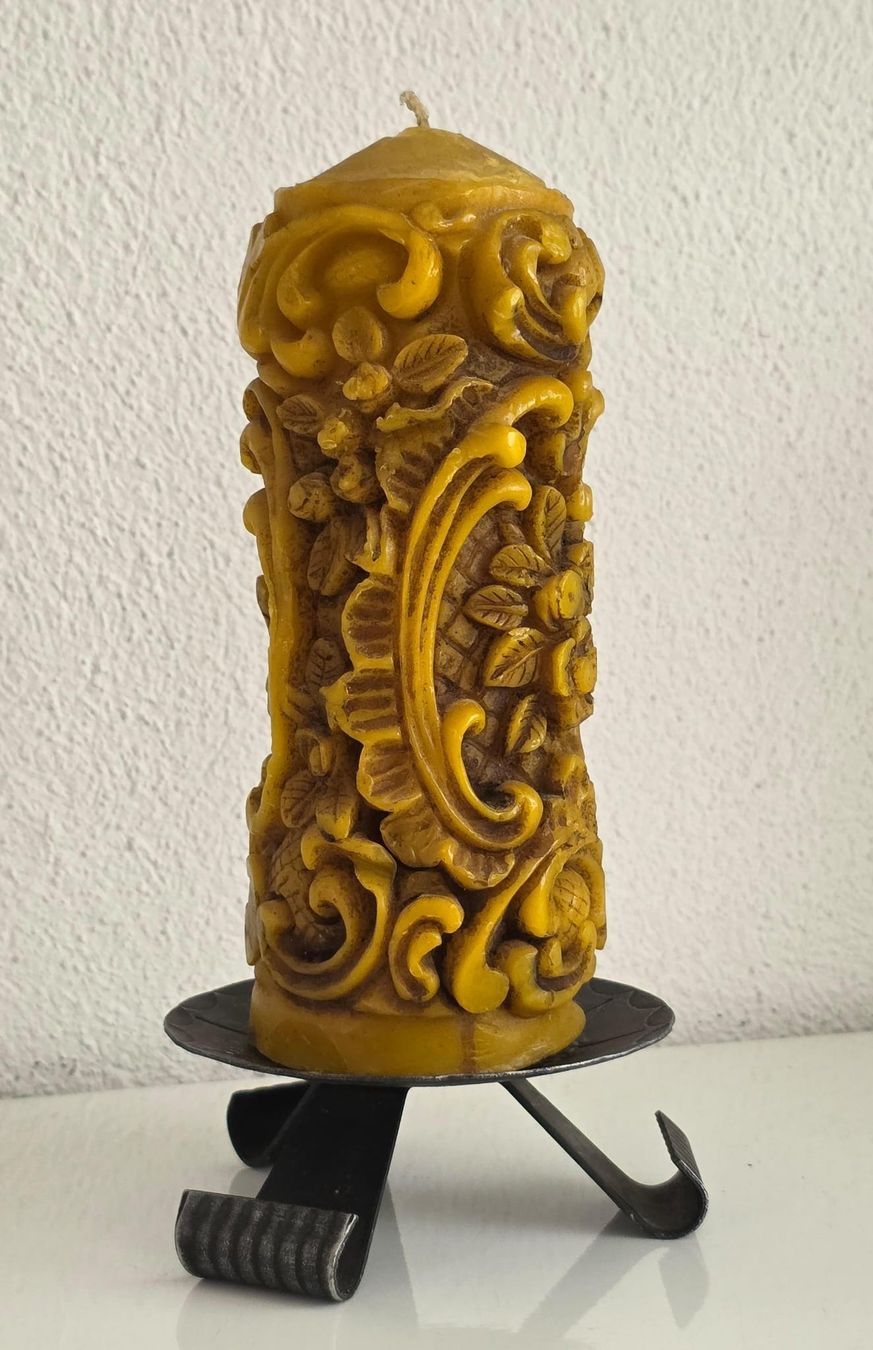 Toutes les décorations: Geschnitzte Kerze, Vintage Design – Neuf (Voir description) à Rheinsulz par Dred 1