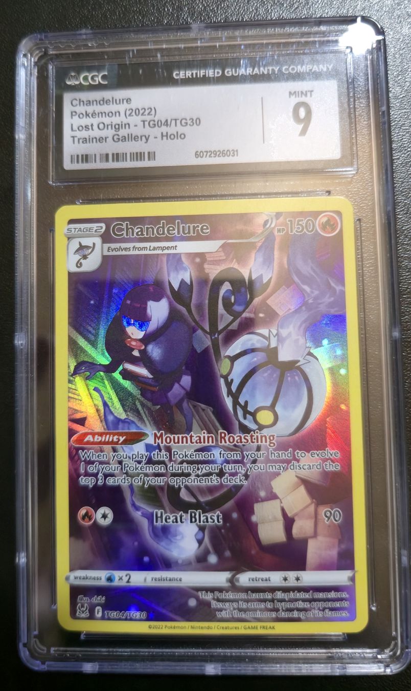 Pokémon Carte collezionabili: Chandelure - Lost Origin (2022) – Nuovo (secondo la descrizione) da Eschen venduto da DrWachter