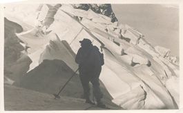 2 Private Foto AK's - Piz Palü März 1933