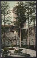Birseck, Schloss und Schlosshof mit Bäu