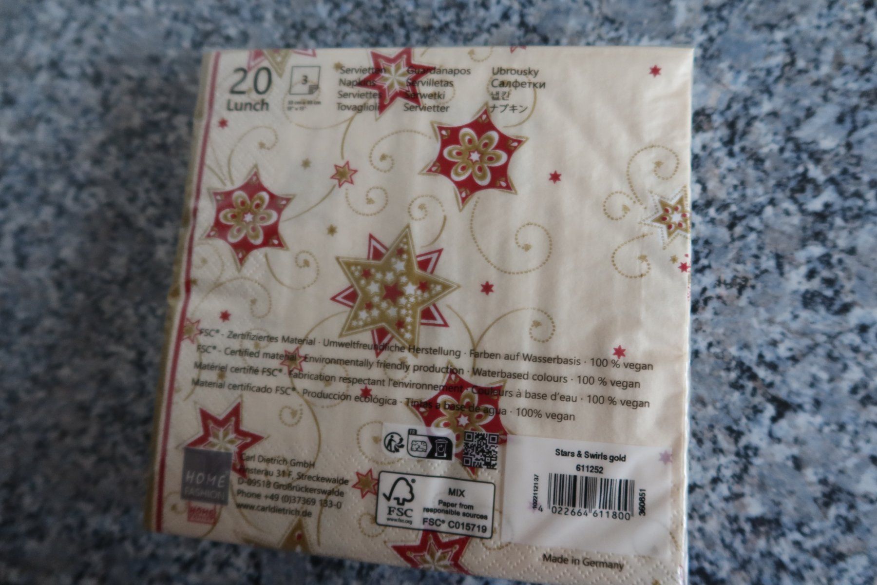 Tovaglioli: Weihnachtsservietten – Nuovo e nell'imballaggio originale da Täuffelen venduto da Cindybussy 1