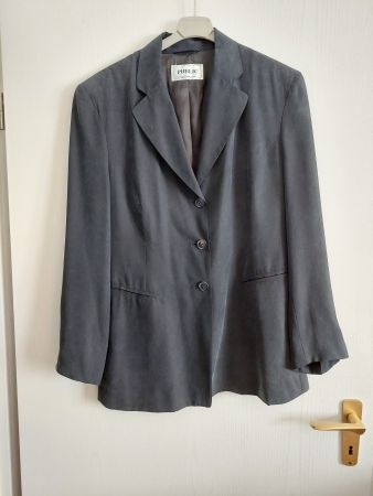 Seidenblazer Schwarz Gr. 40 Marke: Public