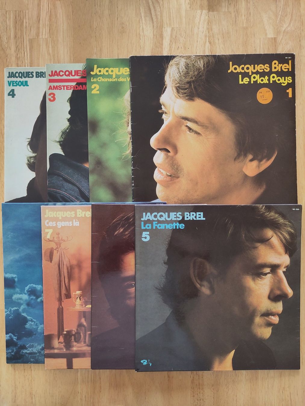 Dischi in vinile: Jacques Brel | Collection 8 LP – Usato da Lausanne venduto da Otvald