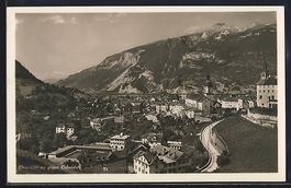 Chur, Panorama über die Stadt gegen Cal