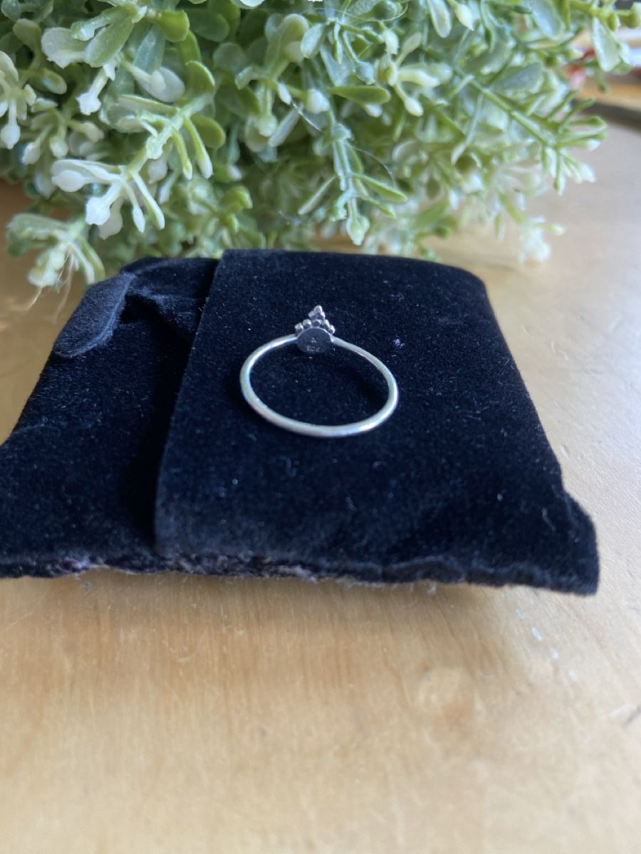 Bague Ancienne En Argent Taille 54 - Occasion, Couleur Argenté