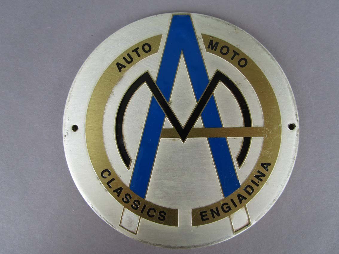 Plaketten & Abzeichen: Oldtimer Autoplakette Engiadina – Gebraucht aus Arlesheim von Prohof