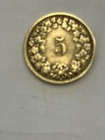 Alte  5 Rappen 1873