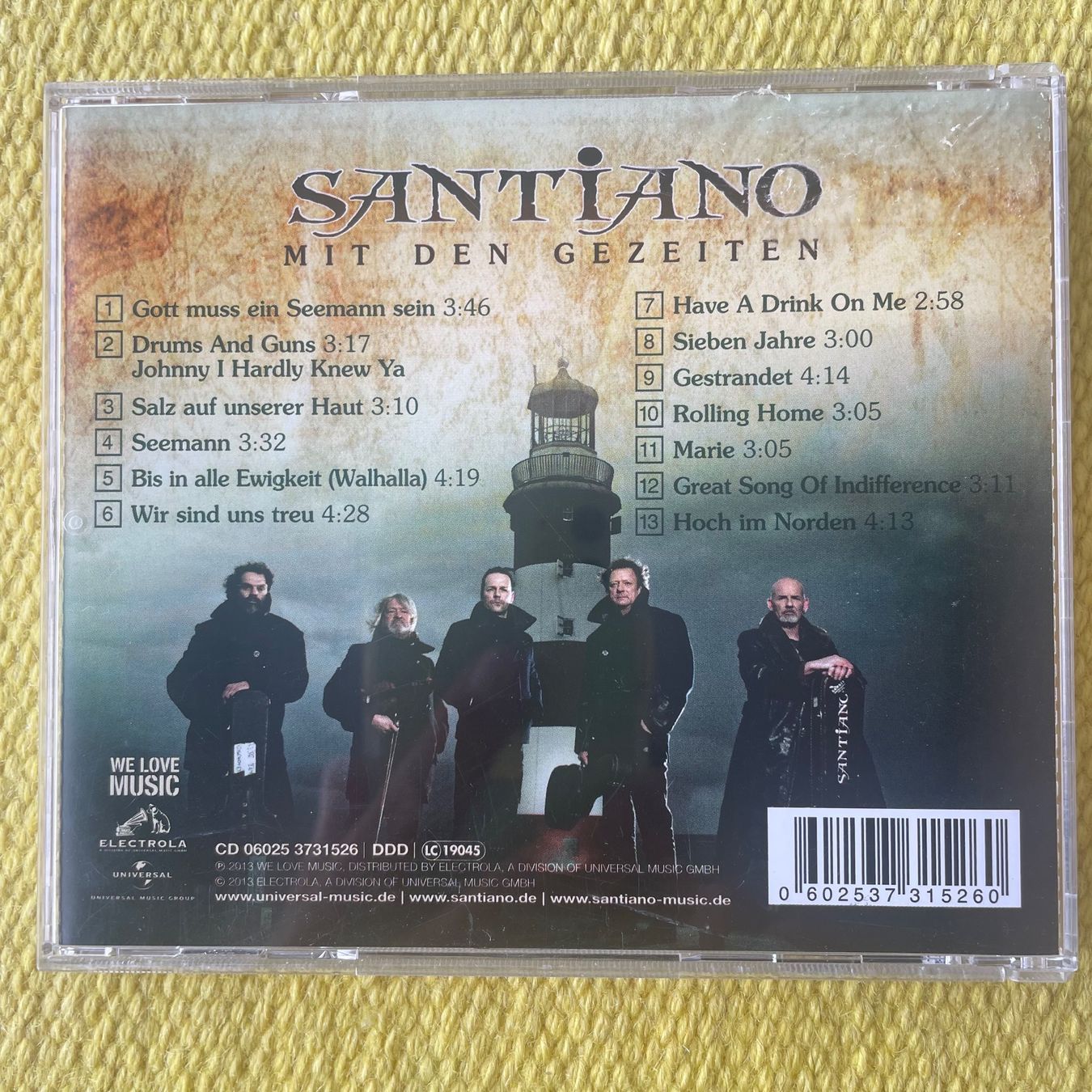 CDs: SANTIANO-MIT DEN GEZEITEN – Gebraucht aus Rorschacherberg von CD-Roli 1