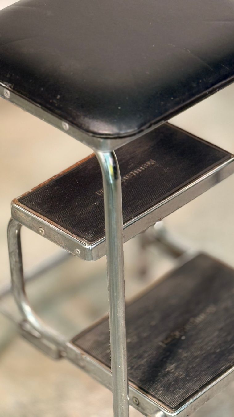 Scale: Hailo Klettermax Klapptritt Hocker Leiter 3 stufig – Usato da Zürich venduto da Hedwig-steig 5