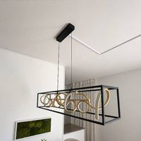 Moderne LED-Pendelleuchte Schwarz/Gold  dimmbar  CHF 230