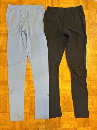 Leggings Damen 2er Pack blau/schwarz Gr. 34 NEU