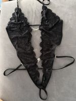 Unterwäsche M schwarz spitze