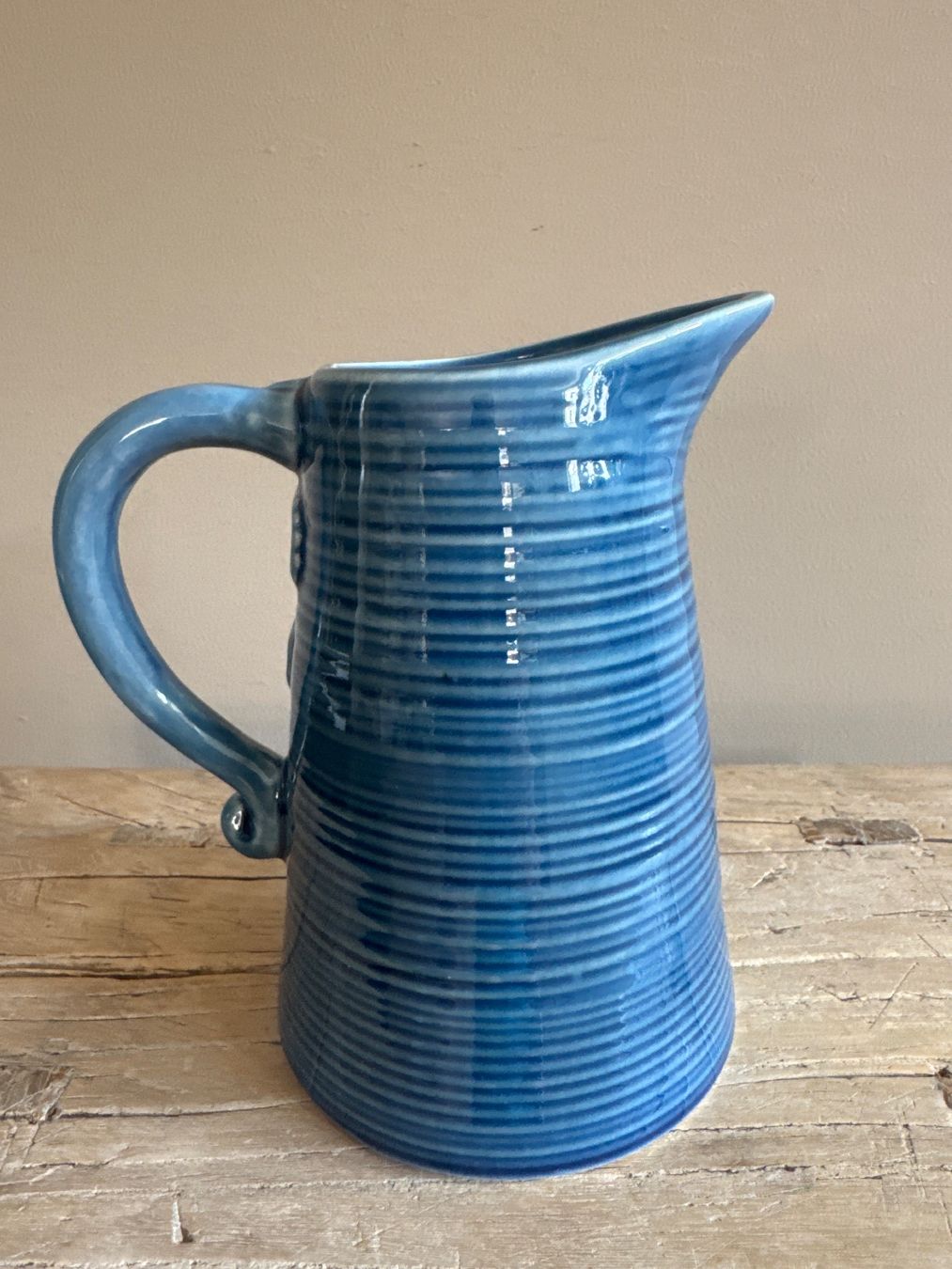 Caraffe: Blaue Keramikkaraffe Oktopus Sommer Neu – Nuovo (secondo la descrizione) da Gutenswil venduto da You09 1