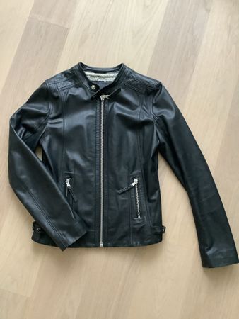 Lederjacke, Leonardo, Gr, S, schwarz