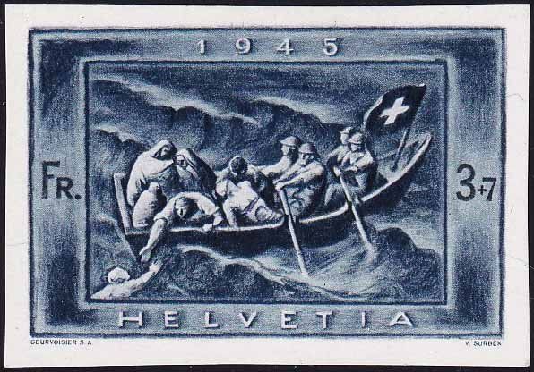 Tutti i francobolli: 1945 Ausschnitt/Spendeblock Nr. W21A.2.01, mit Aba postfr.** – Nuovo (secondo la descrizione) da Aesch BL venduto da toffifee09