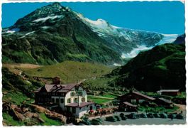 Hotel Steingletscher am Sustenpass, Oldtimer, gelaufen 1965