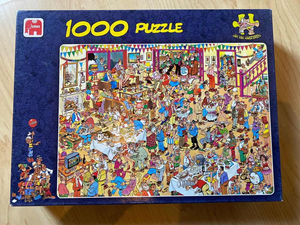 Piatnik 5499 Mäuseparty Puzzle, 1000 Teile – Motiv Wolf, Fertige Größe 68 X 48 Cm