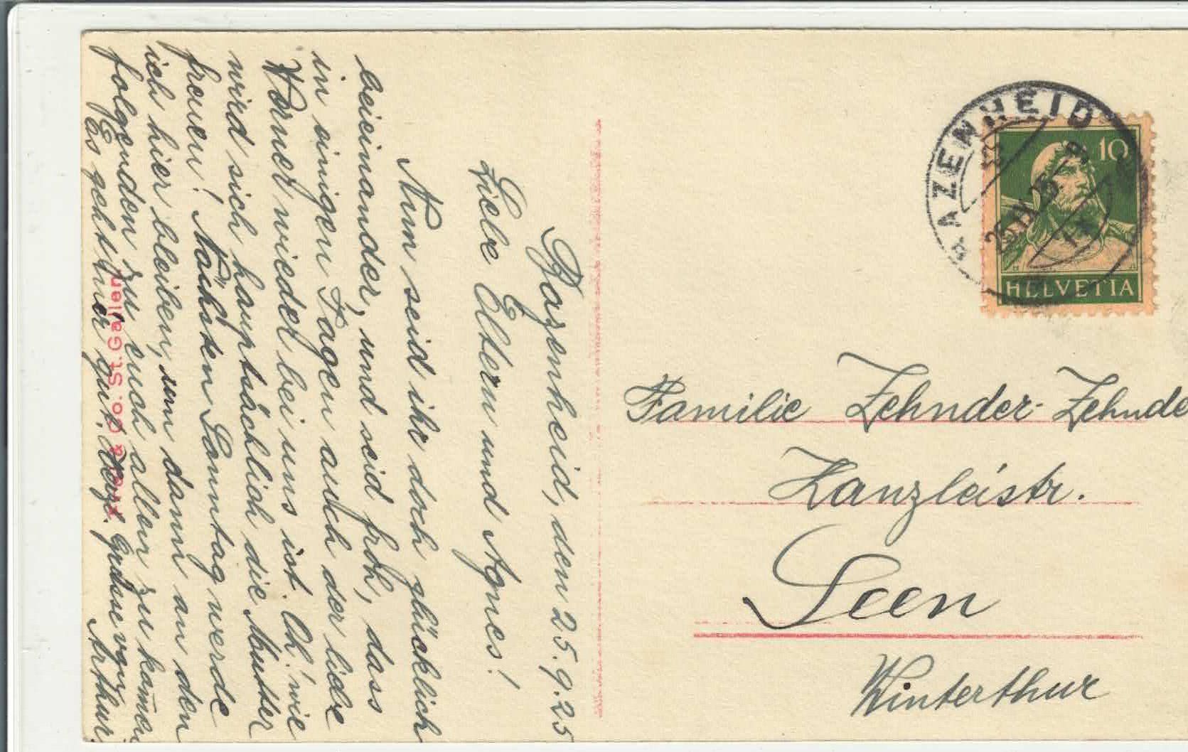 Cartoline postali: Ober Bazenheid - Generalansicht – Usato da Ettingen venduto da Kartenplanet 1