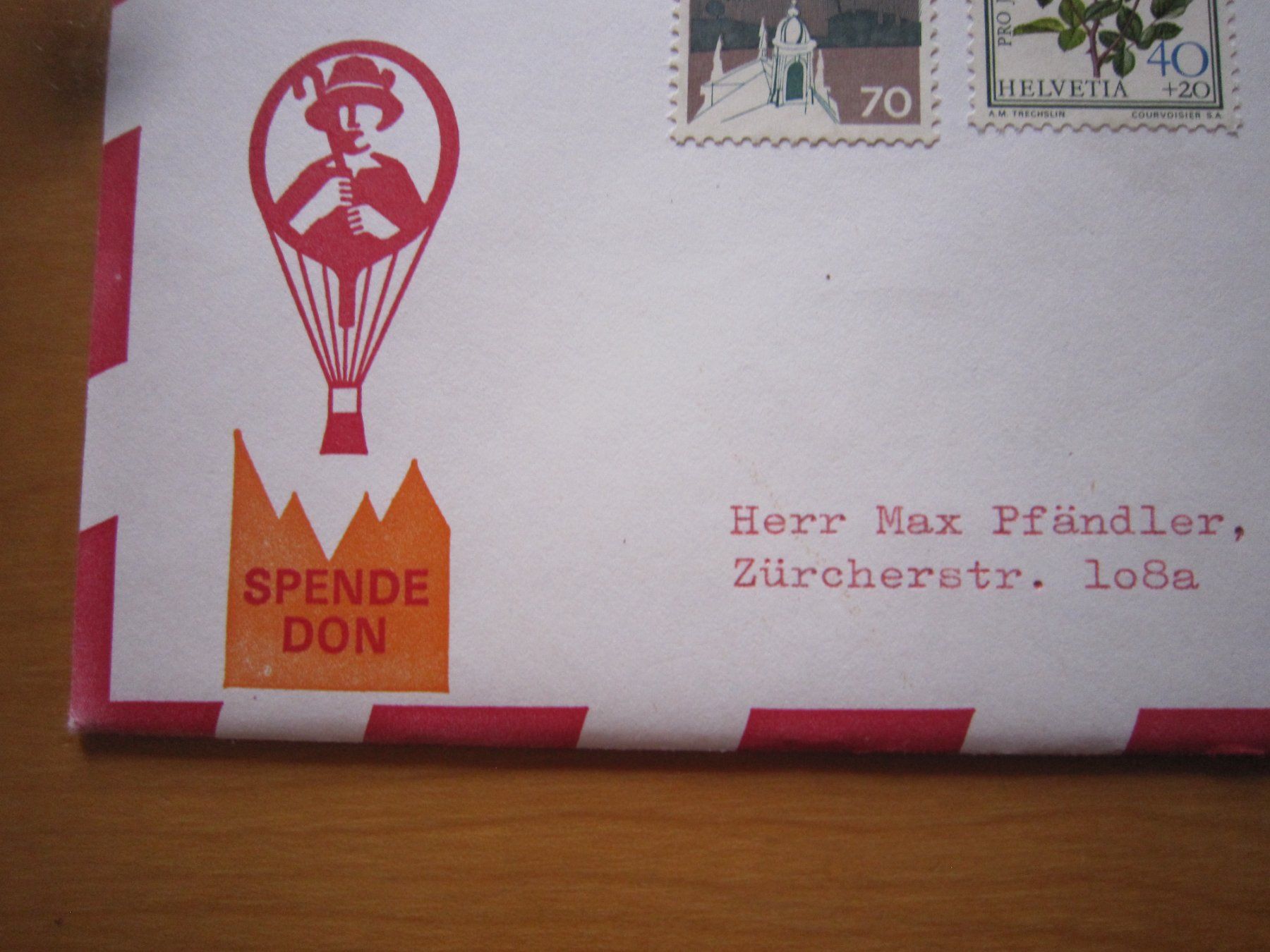 Tutti i francobolli: Ballonposto 1974 Stempel CHIASSO – Usato da Giubiasco venduto da sal_9j6w 2