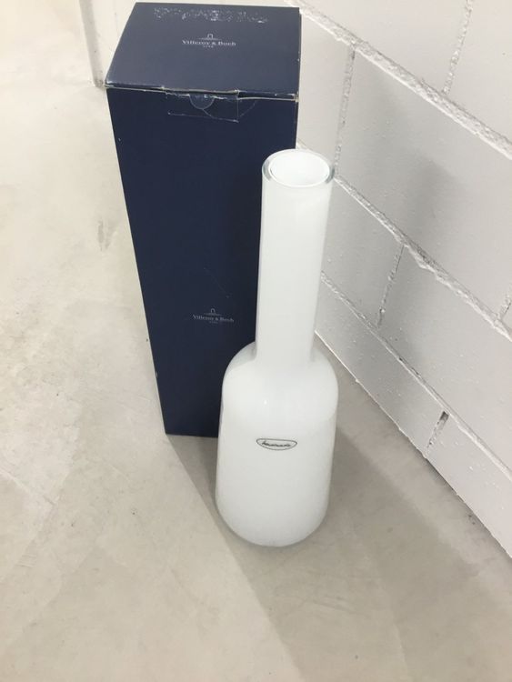 Vase Villeroy & Boch, weiss, Glas, Arctic Kaufen auf Ricardo