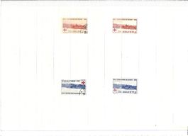 Helvetia 1939/75 ans Croix rouge série compl 1x neuf/1xoblit