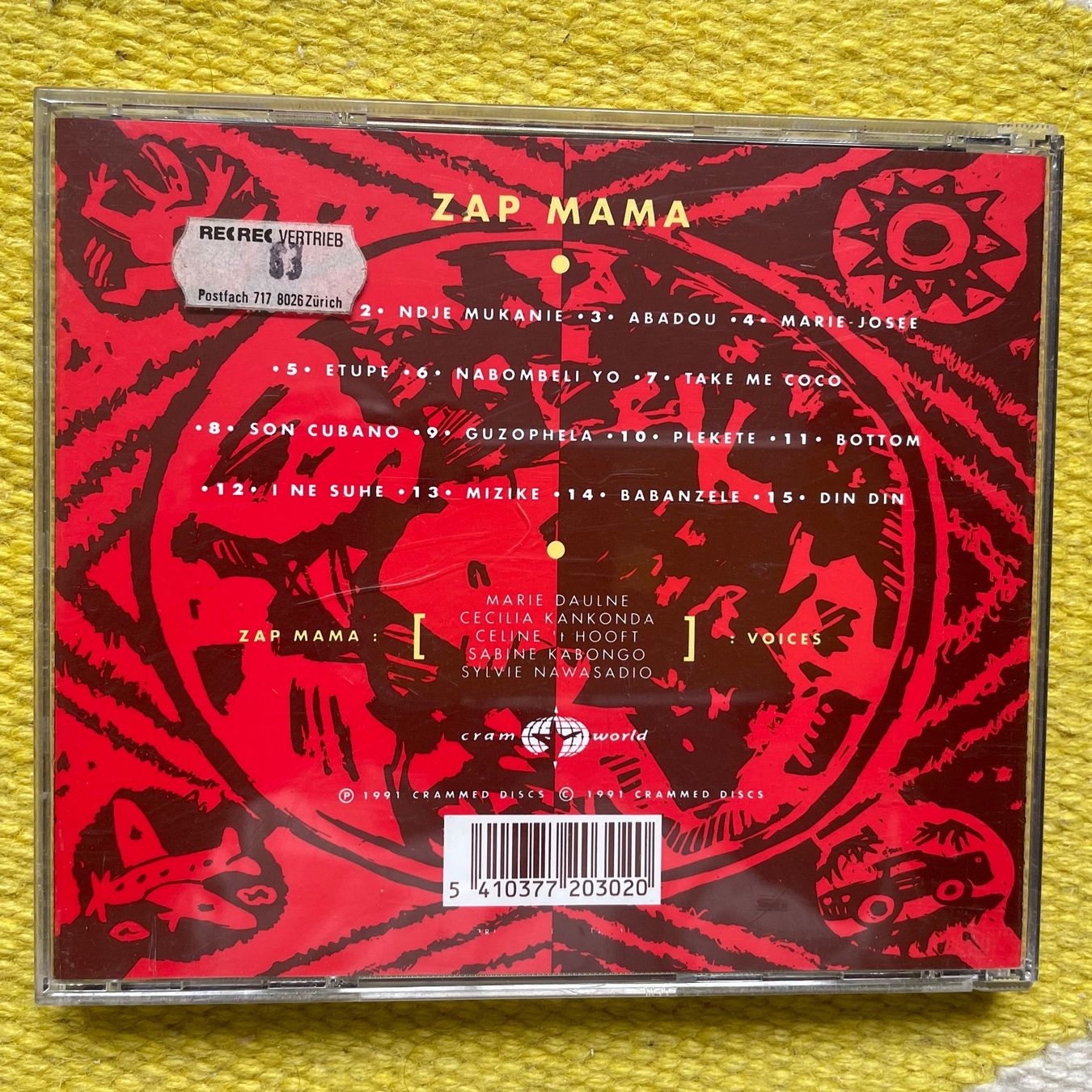 CDs: ZAP MAMA-ZAP MAMA – Gebraucht aus Rorschacherberg von CD-Roli 1
