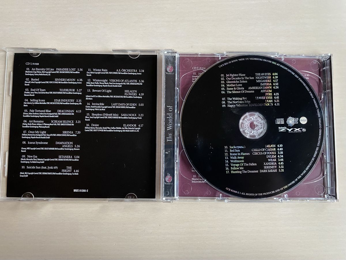 CD: The World of Gothic Rock - 2CD Set – Usato da Oberried Brienz venduto da Chyara 2
