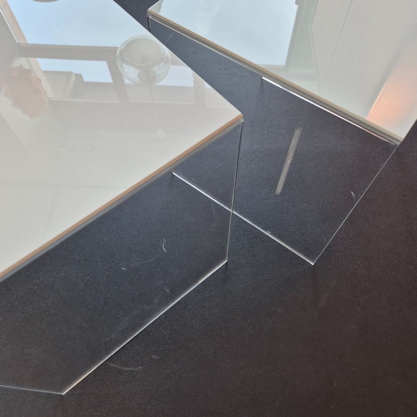 Tavoli: 2 Stk. Plexiglas Beistelltisch Coffee-Table Acryl Satztisch – Usato da Nottwil venduto da Wondewa-Shop 9