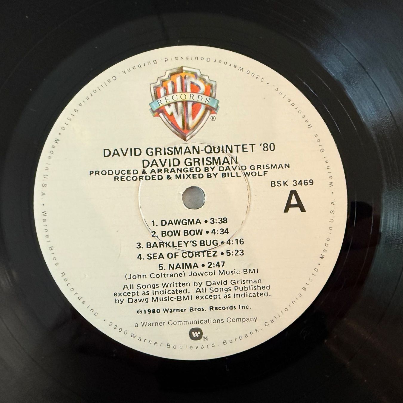Dischi in vinile: DAVID GRISMAN - QUINTETT`80 – Usato da Zürich venduto da fehlton 3