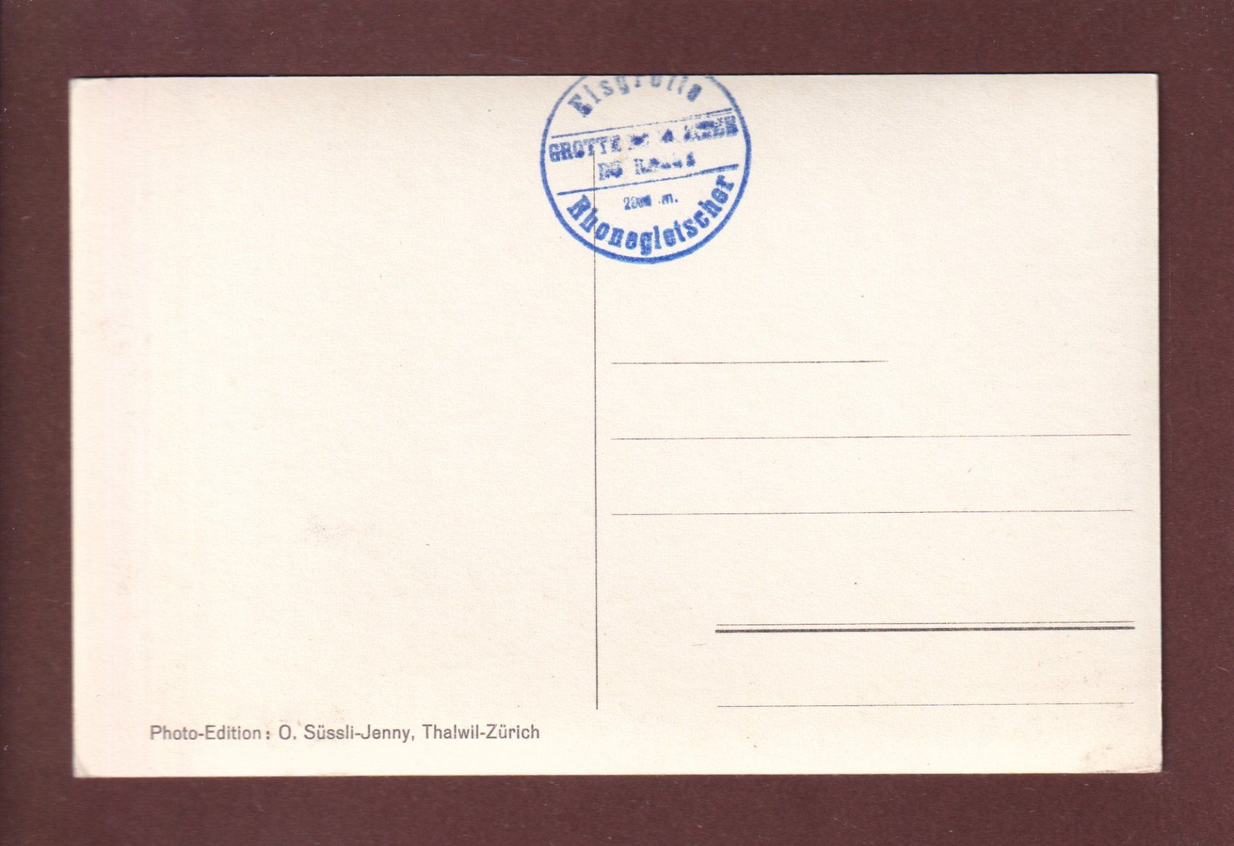 Cartoline postali: Furkastrasse - RHONEGLETSCHER – Usato da Pully venduto da nicecards 1