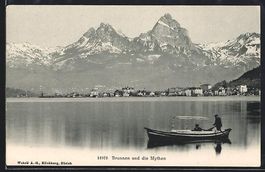 AK Brunnen, Teilansicht und die Mythen