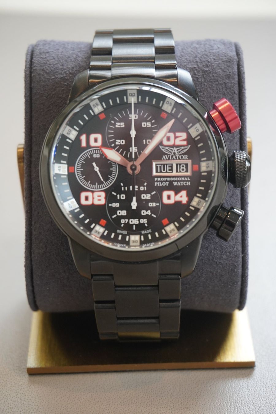 Orologi: Aviator chronographe – Usato da Genève venduto da Harold-W