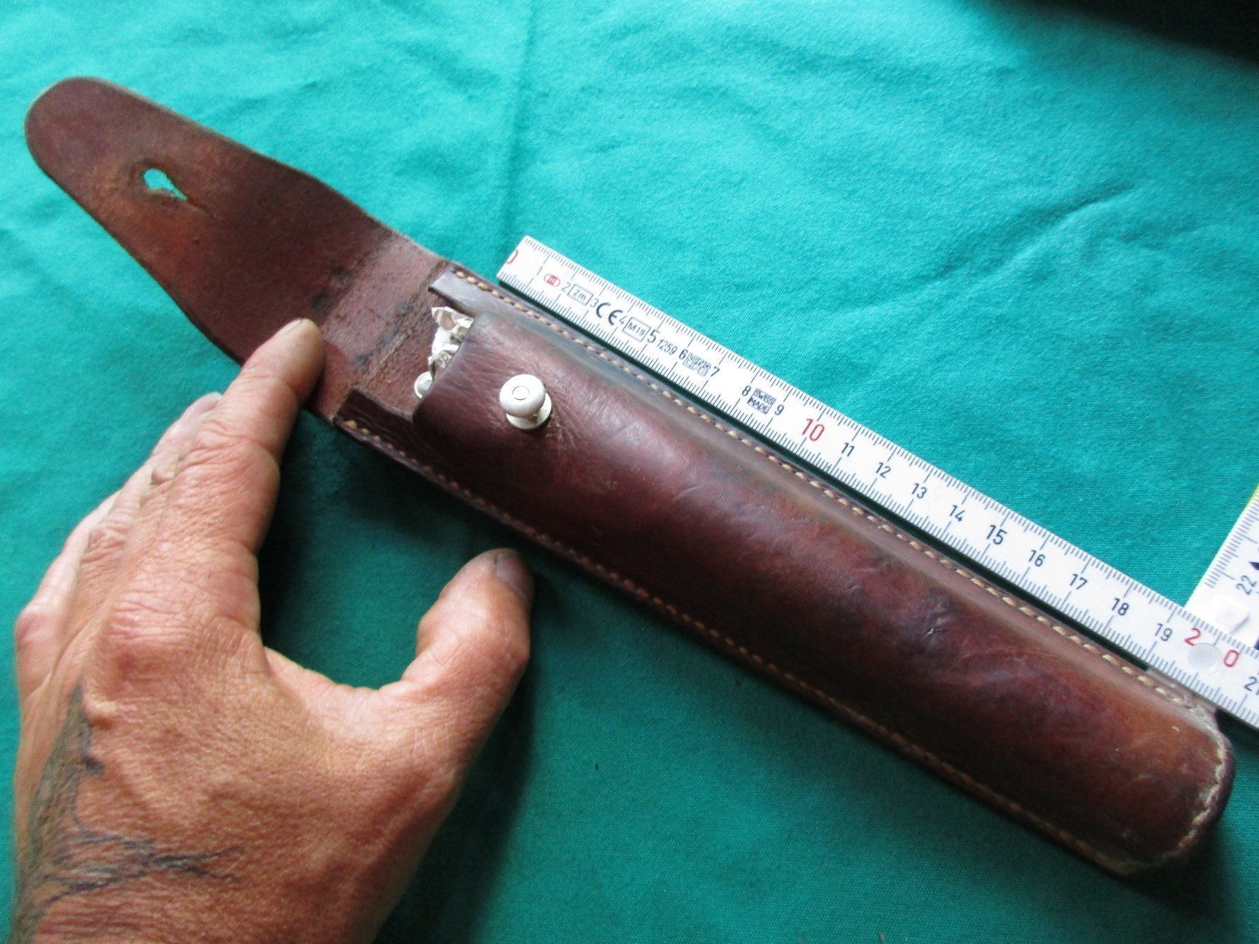 Schweizer Armee Stichwaffen: Futteral zu Schiessbecher K31,1950 – Gebraucht aus Bowil von vifi01 4