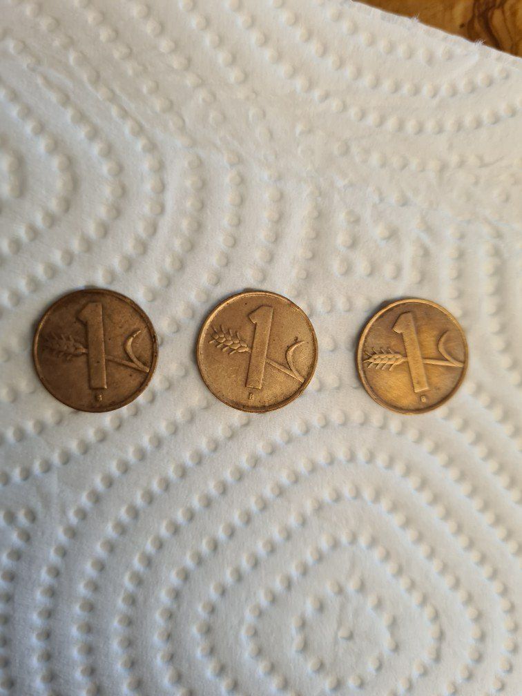 Tutti le monete: 3x 1 Rappenstücke 1949 – Usato da Zell LU venduto da Jamaila 1