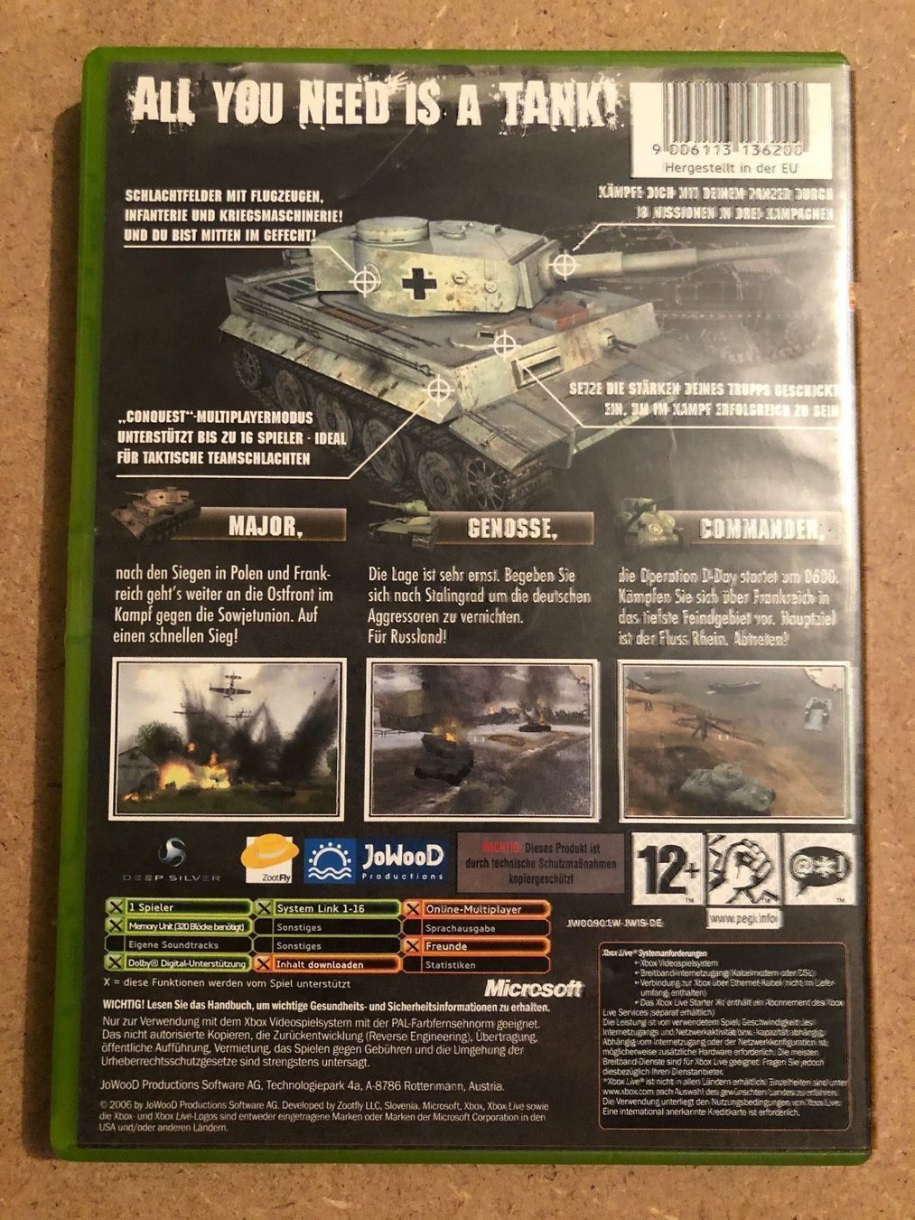 Spiele: Panzer Elite Action für Xbox – Gebraucht aus Kestenholz von mad_n98t 1