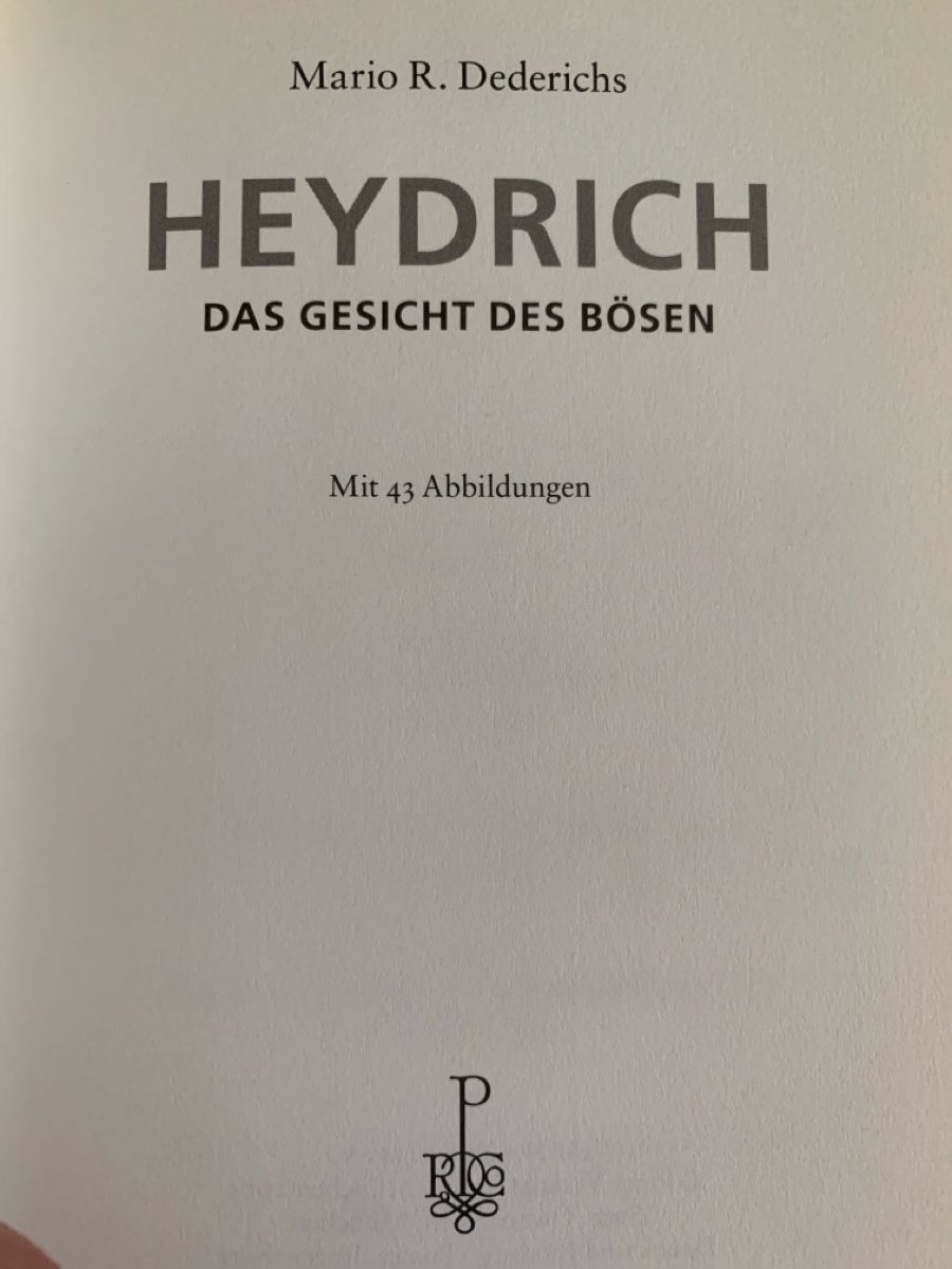 Libri: Heydrich, das Gesicht des Bösen  – Usato da Ebikon venduto da phi_kjk8 2