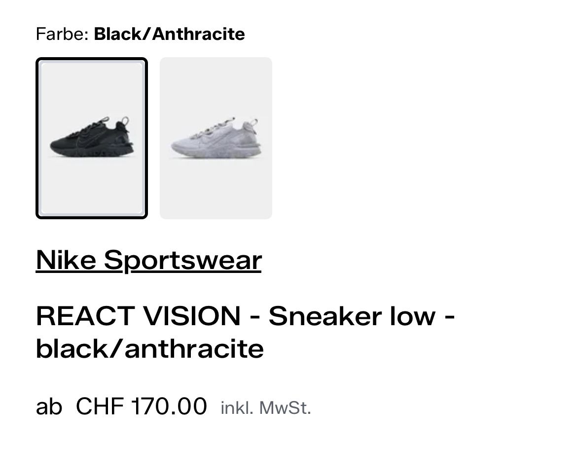 Nike Scarpe da uomo: Nike reakt vision Gr 45 – Nuovo e nell'imballaggio originale da Rothrist venduto da kiki8181 5