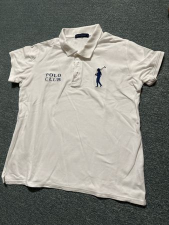 Polo Club Poloshirt Herren Weiss Gr L 