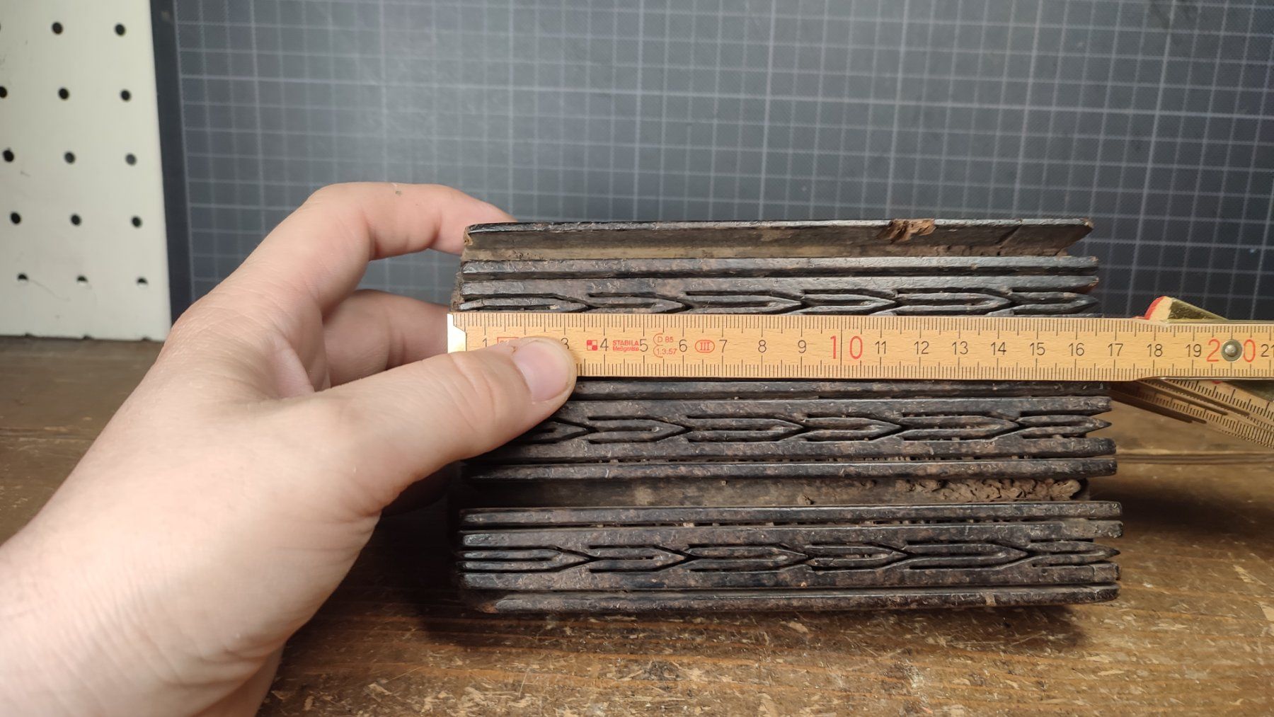 Timbri: Wunderschöner alter Textil Stempel nr 13 – Usato da Gelterkinden venduto da MYSTOREFORYOU4460 6