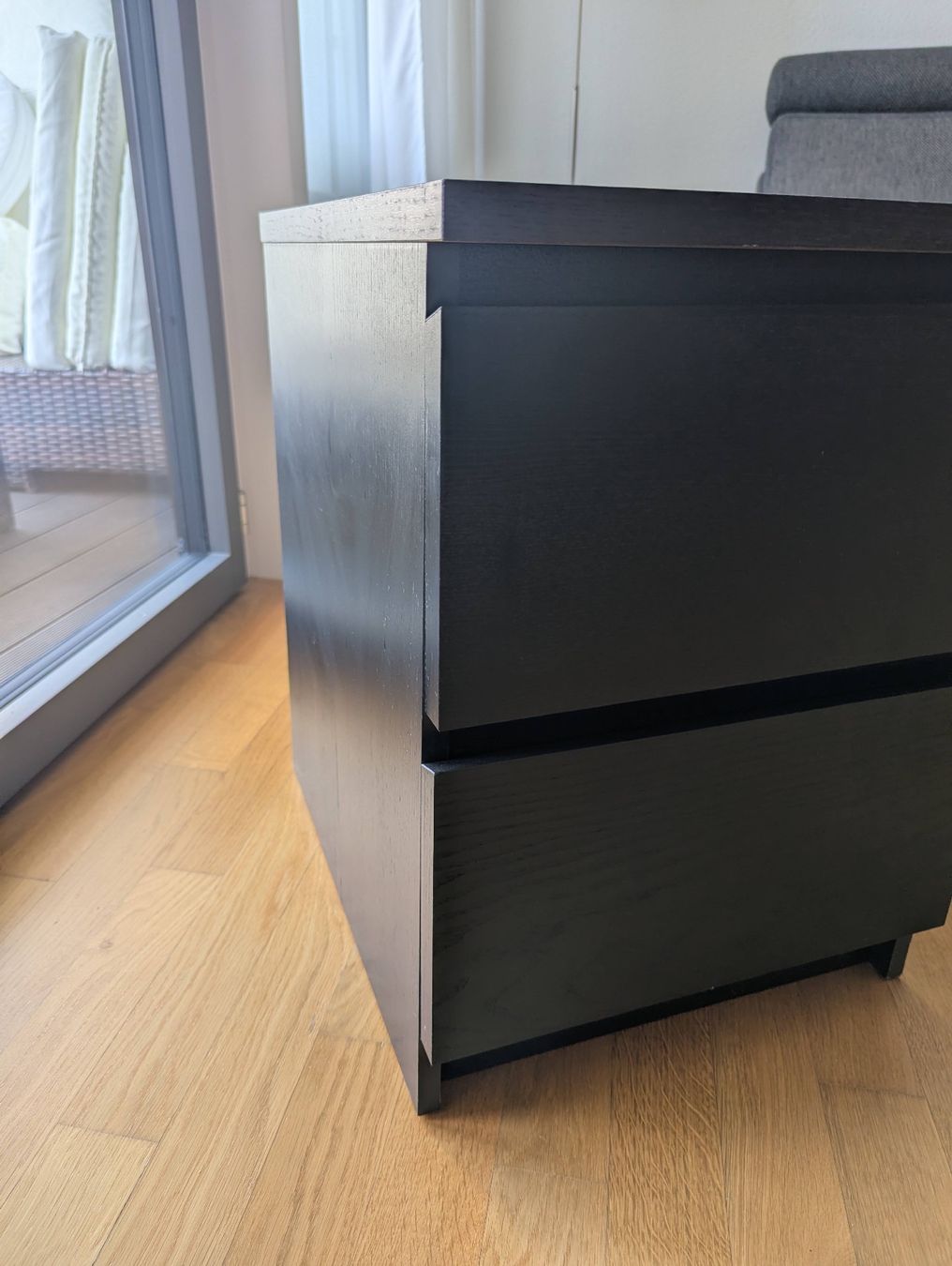 Ikea Nachttische: IKEA MALM Bedside Table Black – Gebraucht aus Schlieren von ema_smx5 2