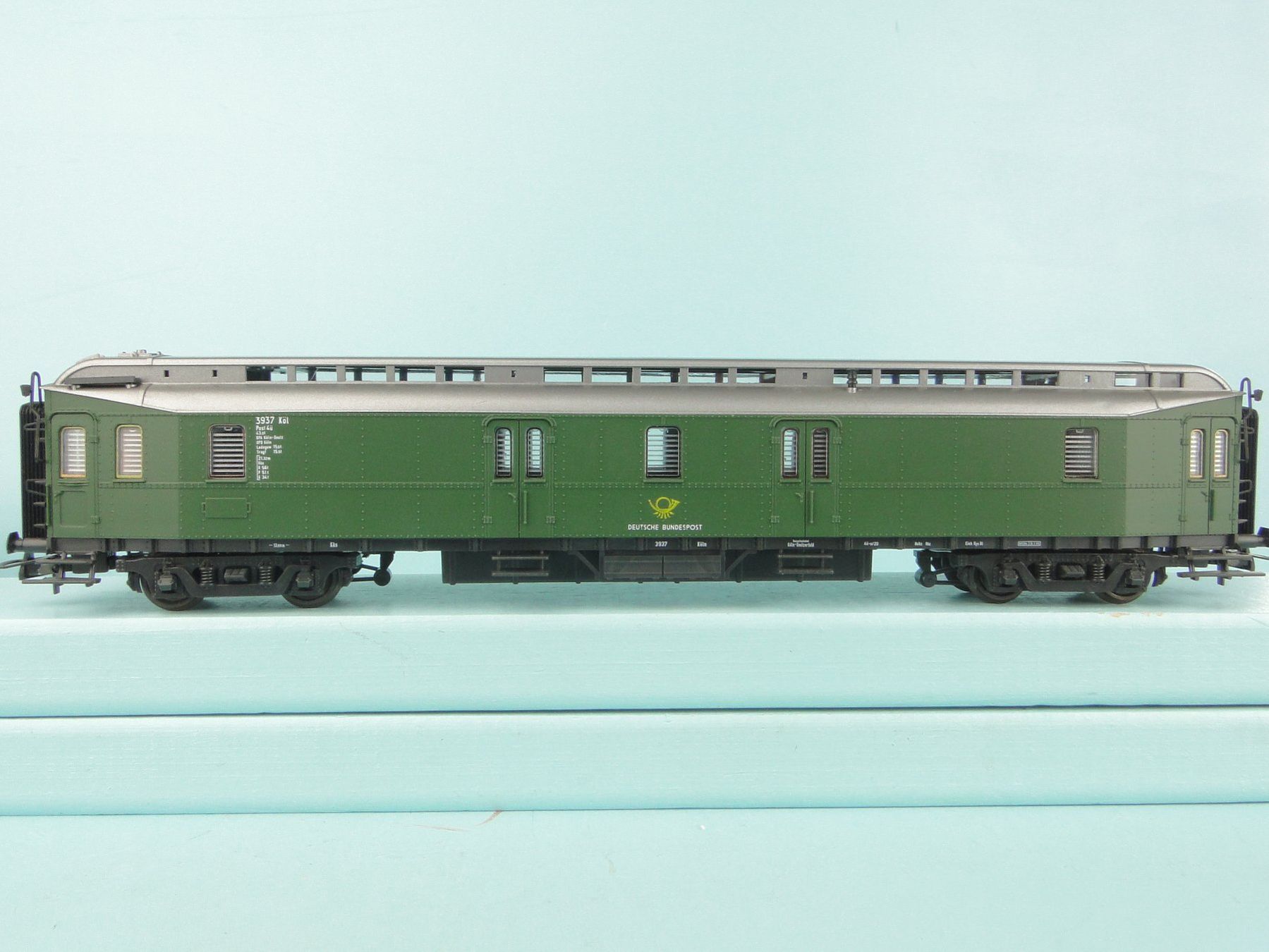 Roco Modellini di ferrovie: Roco 44454 H0 Hecht Bahnpostwagen – Usato da Bülach venduto da cann11 1