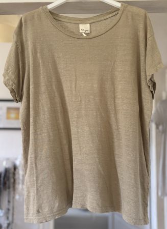 T-SHIRT 100% LIN!! M SOLDES DE FIN DE SAISON