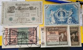 5 Dt. Reich Banknoten für nur 5.--