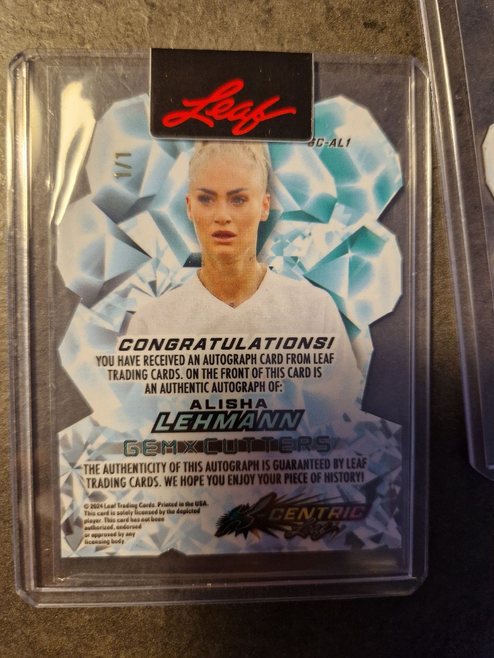 Topps Carte collezionabili: Alisha Lehmann Rainbow 1/1 Leaf mit Autogramm – Nuovo (secondo la descrizione) da Seon venduto da Passion4SoccerCards 2