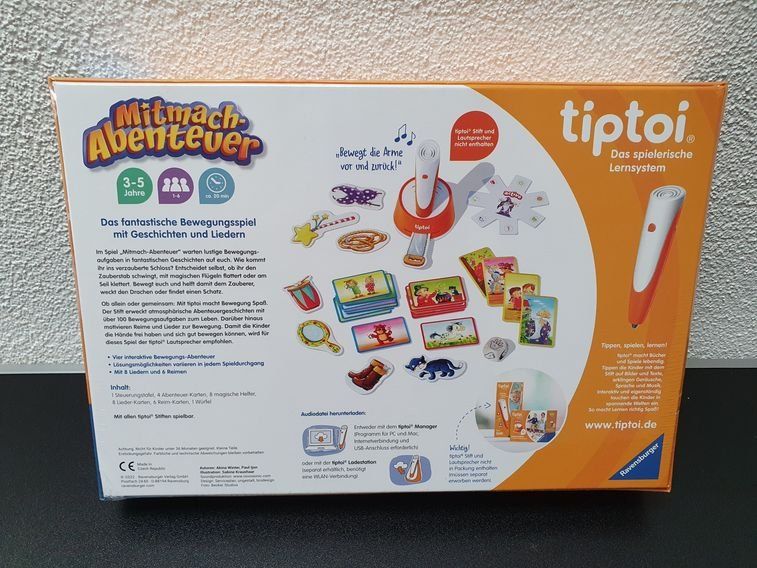 Ravensburger Spiele: Neu - Ravensburger - Tiptoi - Spiel - Mitmach-Abenteuer – Neu und originalverpackt aus Dagmersellen von Jarsetz_Restposten 1