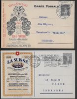 1918/20 zwei Karten Firmen-Reklamen attraktiv selten ab 1.-