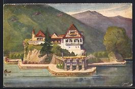 Vitznau, Schlössli Hohenfels, 1915