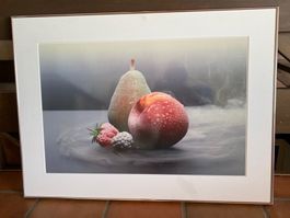 Bild mit Früchten gerahmt